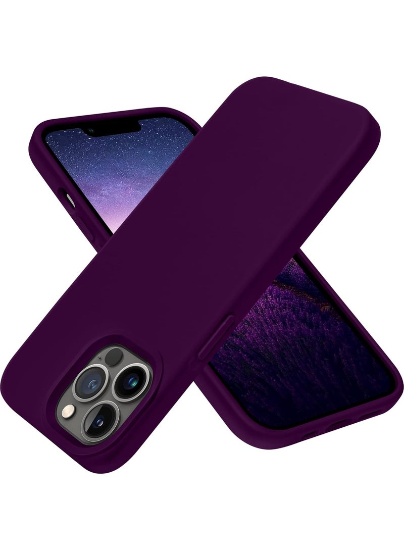 Case for iPhone 12 Pro Max Soft Liquid Silicone Gel Case Full Body Shockproof Protection Matte Finish Cover Soft Microfiber Lining Cushion Slim Back Case for iPhone 12 Pro Max - Image 1